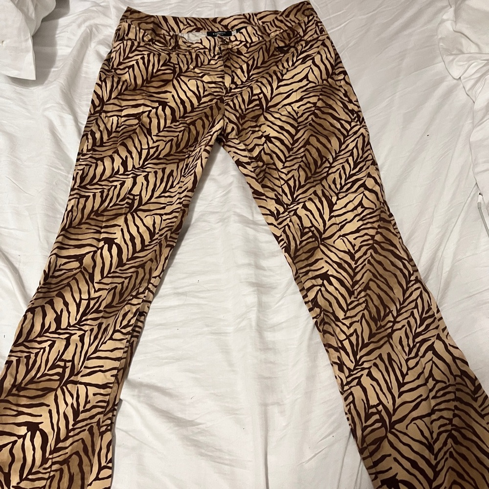 Express Animal Print Stretch Pants